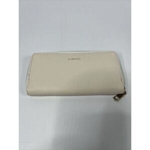 ELIM PAUL Credit Card ID Card Holder Wallet Clutch Zipper - NEW. No Tags